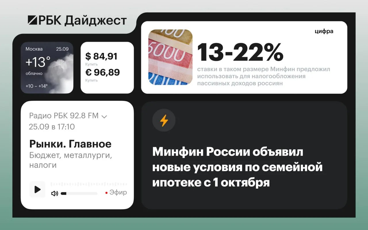 Коротко о политике, экономике и международных переговорах дня.