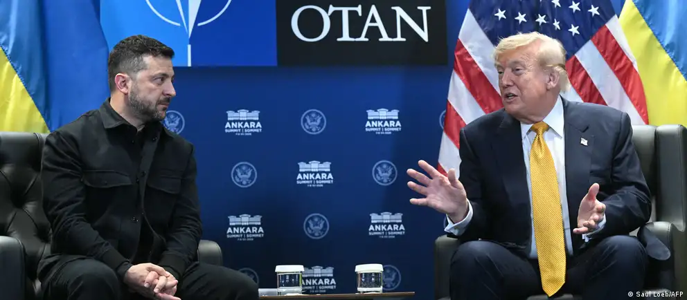 На саммите НАТО в Анкаре Дональд Трамп заявил, что США намерены предоставить Украине право производить ракеты для ЗРК Patriot и обучить этому; он также сообщил о планах контактов с Путиным.