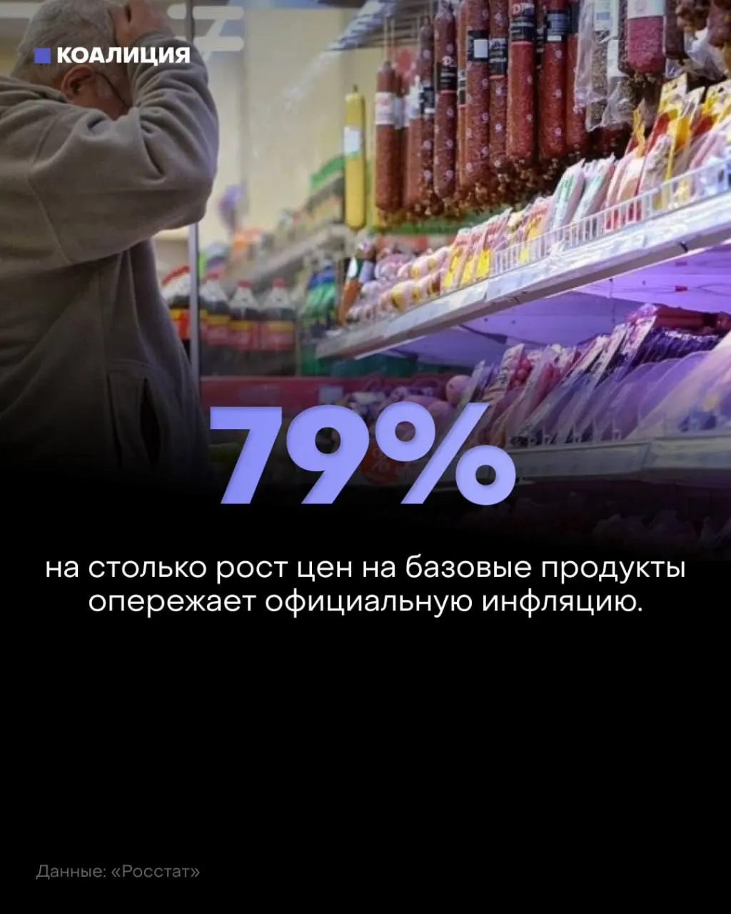 За январь–июль базовый набор продуктов подорожал на 8,5% при инфляции около 4,75%; овощи, сахар и мясо дорожают, россияне экономят и уменьшают покупки в обычных магазинах.