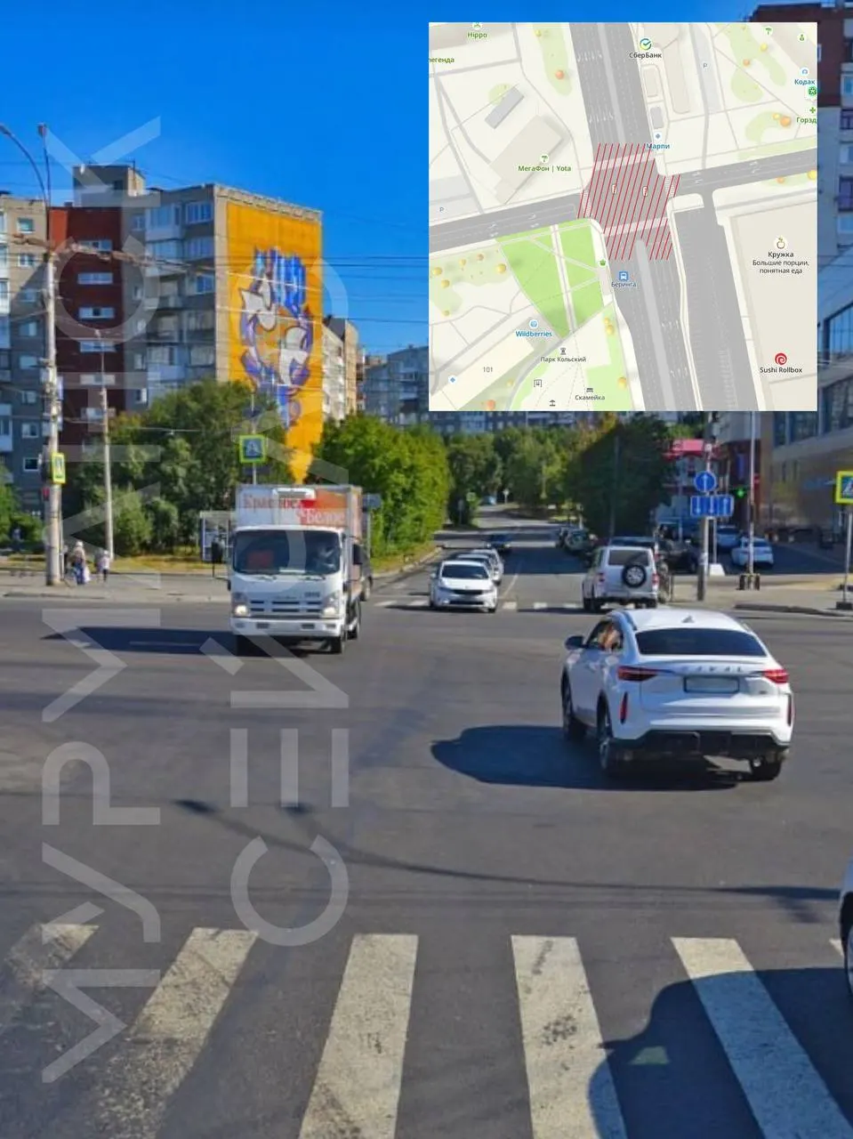 Дорожные работы на перекрёстке Беринга и Баумана могут вызвать задержки в движении, особенно днём. Водителям рекомендуется планировать маршрут.